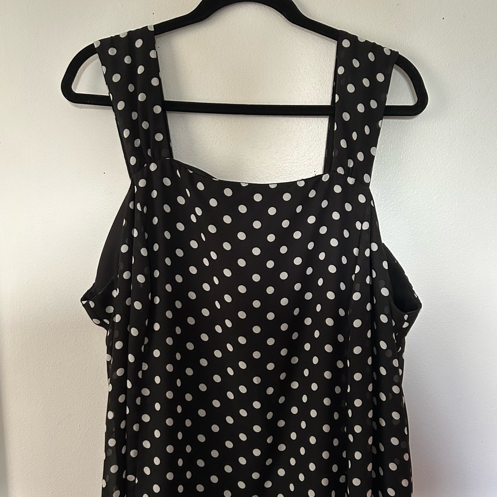 Polka Dot Dress - Black and White